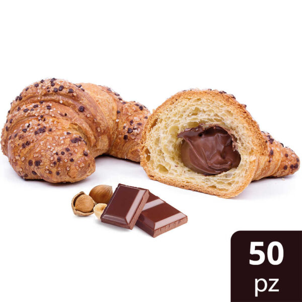 Cornetto top crema di nocciole e cacao magro
