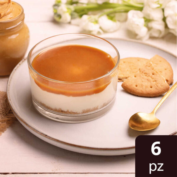 Monoporzione cheesecake caramello salato