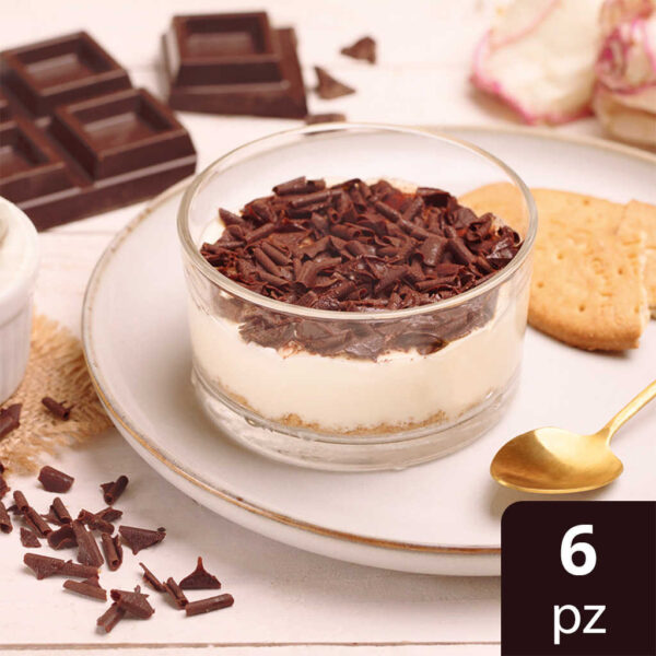 Monoporzione cheesecake cioccolato