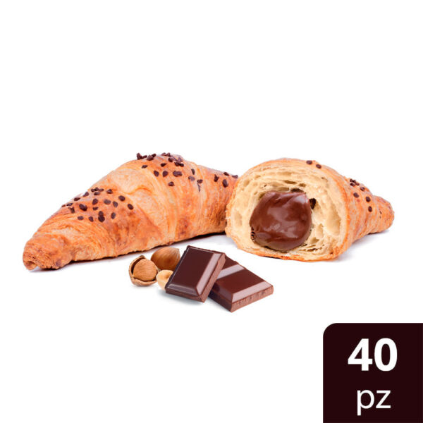 Croissant tuttoburro chapeau crema di cacao e nocciole