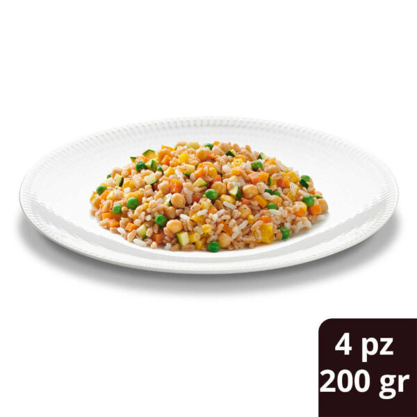 Insalata cereali e verdure