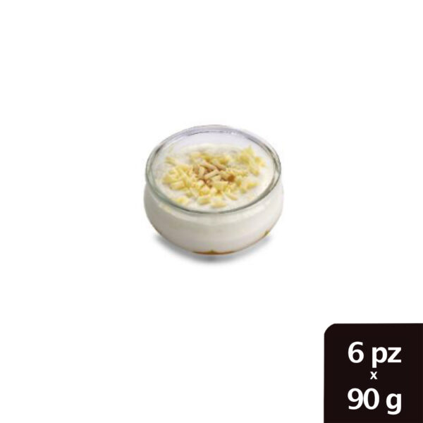 MONOPORZIONE CIOCCOLATO BIANGO E MANGO SENZA GLUTINE