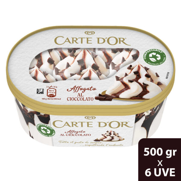Vaschetta affogato cioccolato