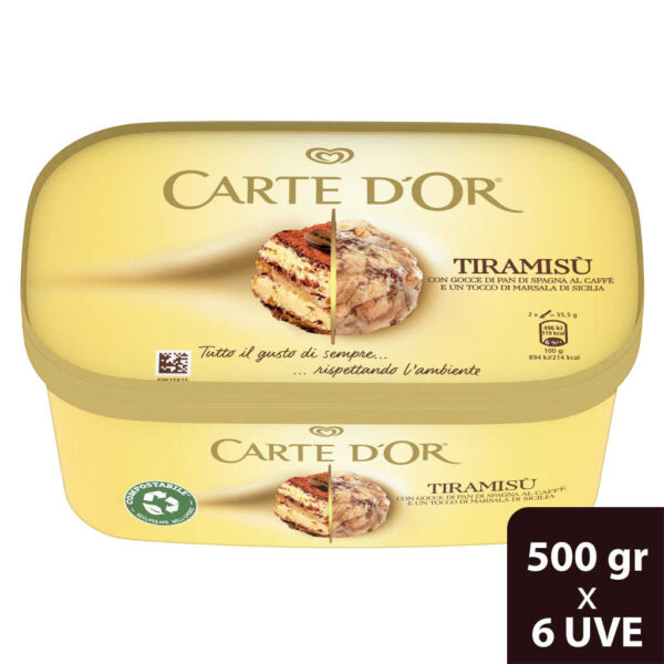 Vaschetta Tiramisù 500gr