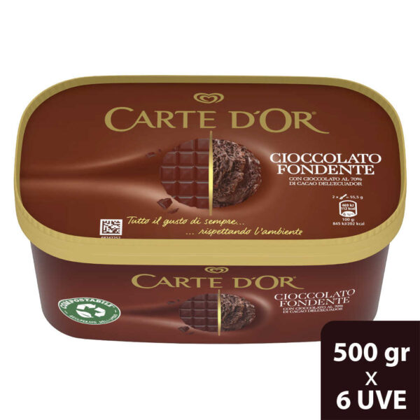 Vaschetta Cioccolato Fondente 500gr