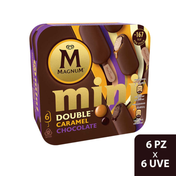 Magnum mini Double Carmale/Double Chocolate x6
