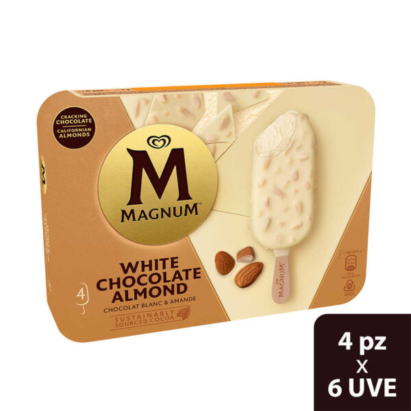 Magnum Bianco mandorle x4