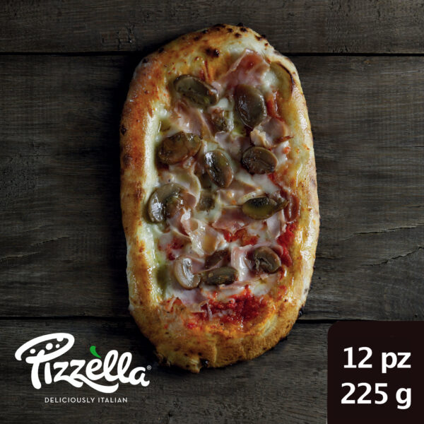 PIZZELLA PROSCIUTTO E FUNGHI