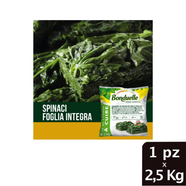 SPINACI IN FOGLIA PORZIONATI