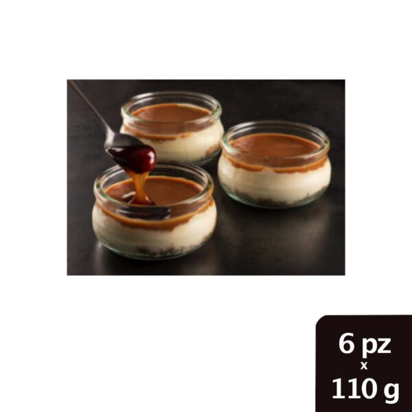 MONOPORZIONE CHEESECAKE CARAMELLO SALATO