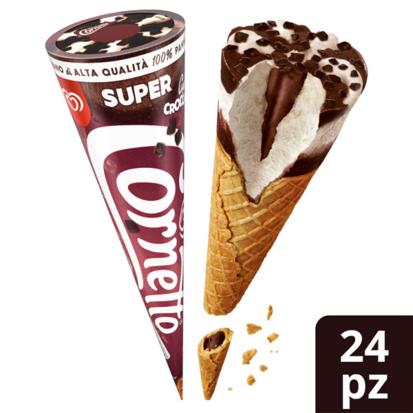 Cornetto super cuore croccante