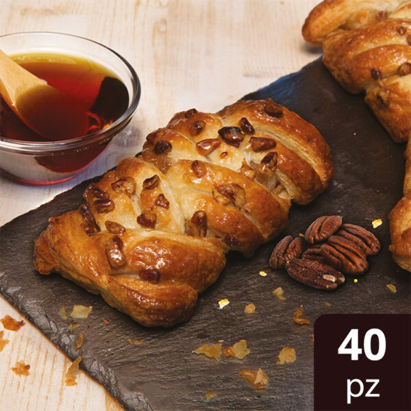 Treccia noci pecan e sciroppo d'acero